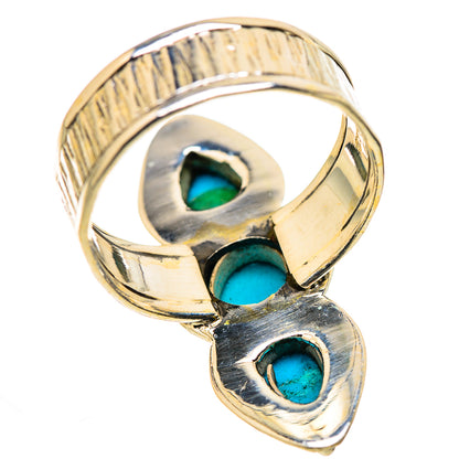 Sleeping Beauty Turquoise Rings handcrafted by Ana Silver Co - RING131066 - Photo 3