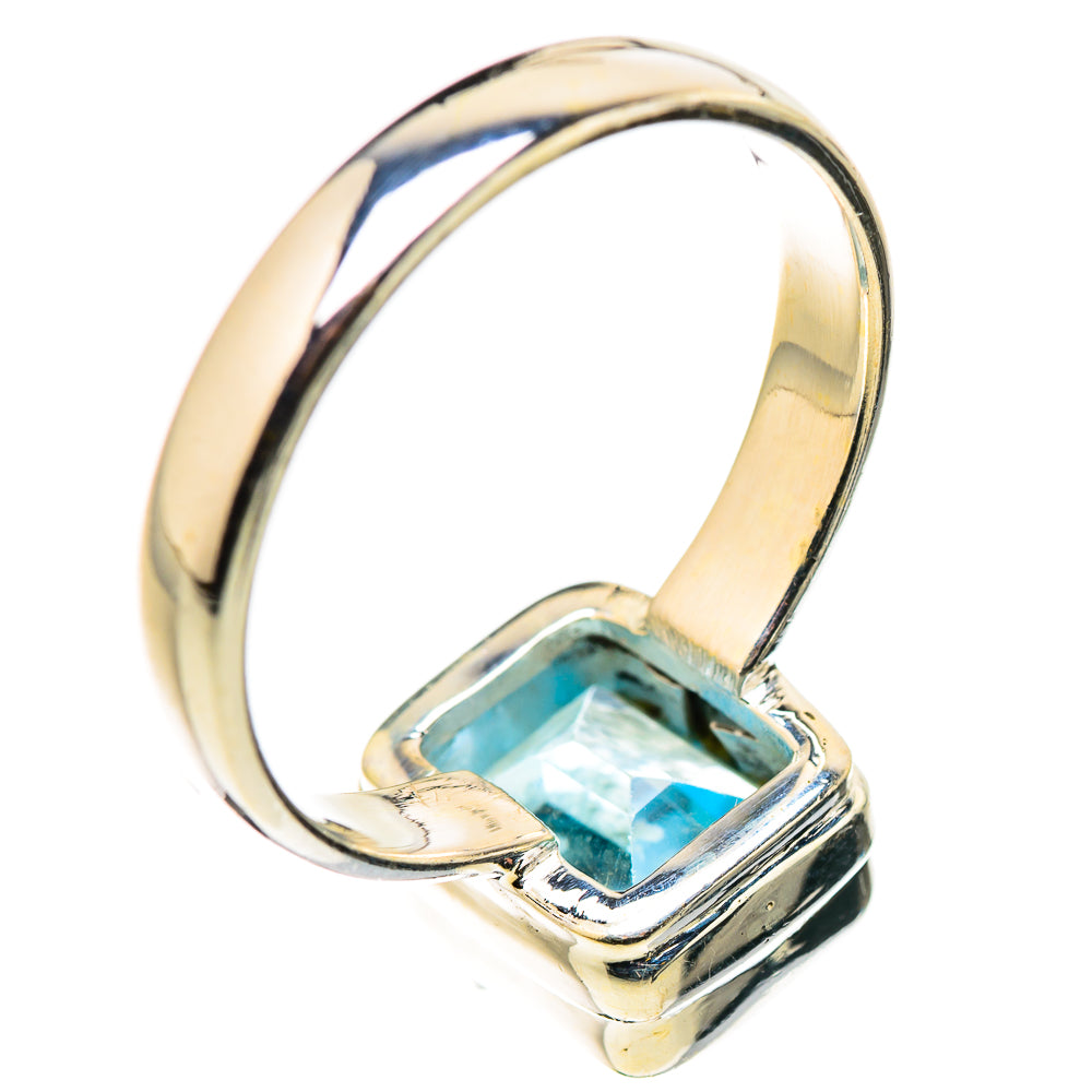 Blue Topaz Rings handcrafted by Ana Silver Co - RING131067 - Photo 3