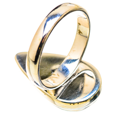 Green Moonstone Rings handcrafted by Ana Silver Co - RING131071 - Photo 3
