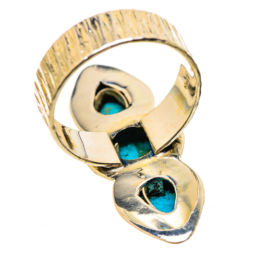 Sleeping Beauty Turquoise Rings handcrafted by Ana Silver Co - RING131076 - Photo 3