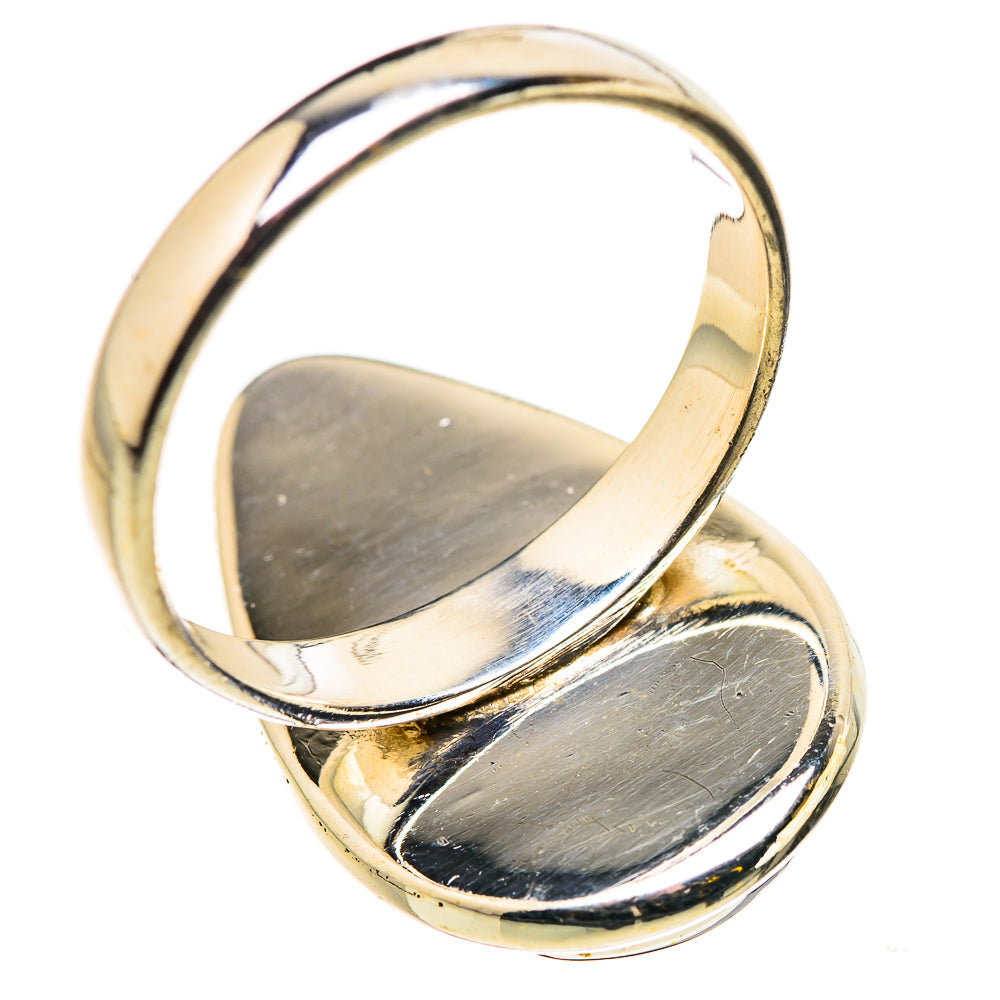 Green Moonstone Rings handcrafted by Ana Silver Co - RING131082 - Photo 3