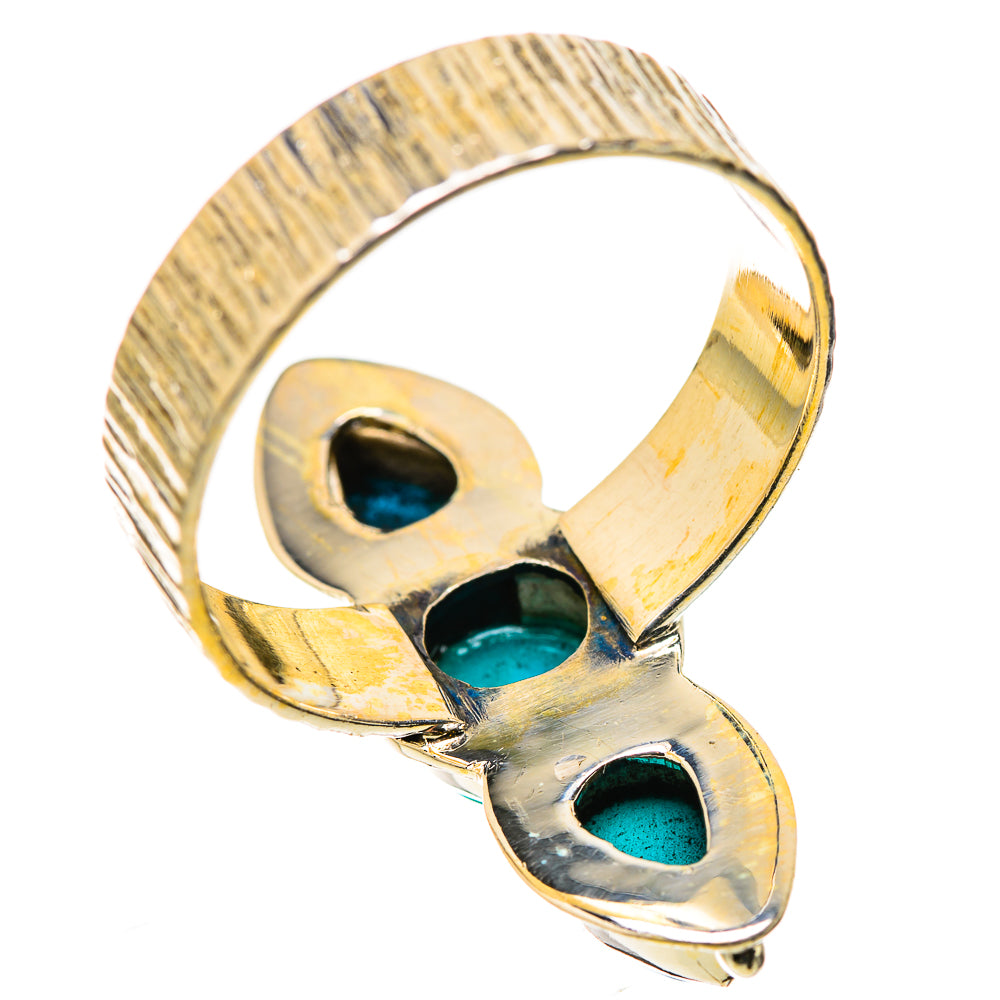 Sleeping Beauty Turquoise Rings handcrafted by Ana Silver Co - RING131088 - Photo 3
