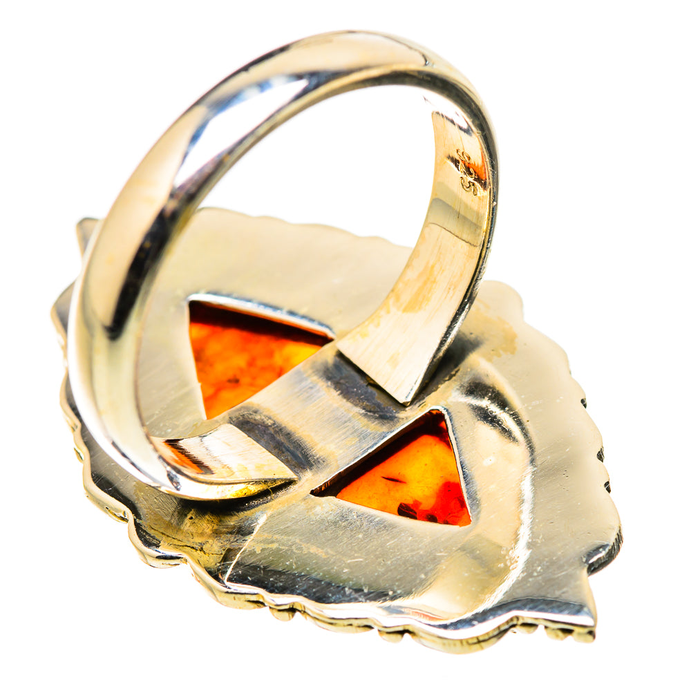 Baltic Amber Rings handcrafted by Ana Silver Co - RING131098 - Photo 3