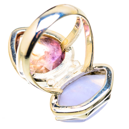Blue Lace Agate Rings handcrafted by Ana Silver Co - RING131116 - Photo 3