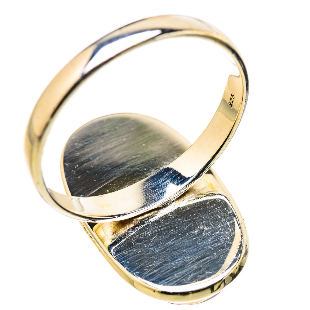 Rainbow Moonstone Rings handcrafted by Ana Silver Co - RING131119 - Photo 3