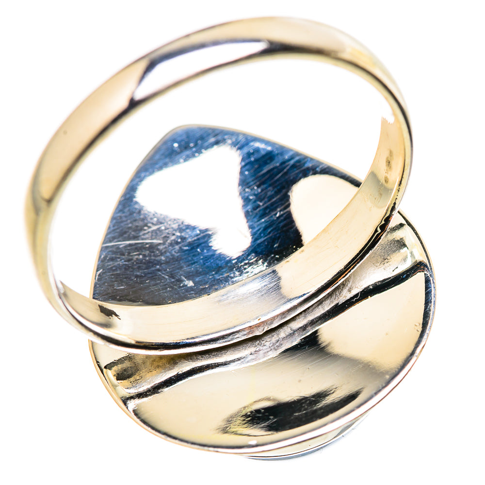 Rainbow Moonstone Rings handcrafted by Ana Silver Co - RING131120 - Photo 3