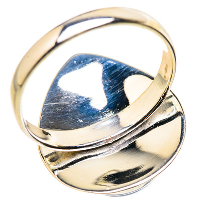 Rainbow Moonstone Rings handcrafted by Ana Silver Co - RING131120 - Photo 3