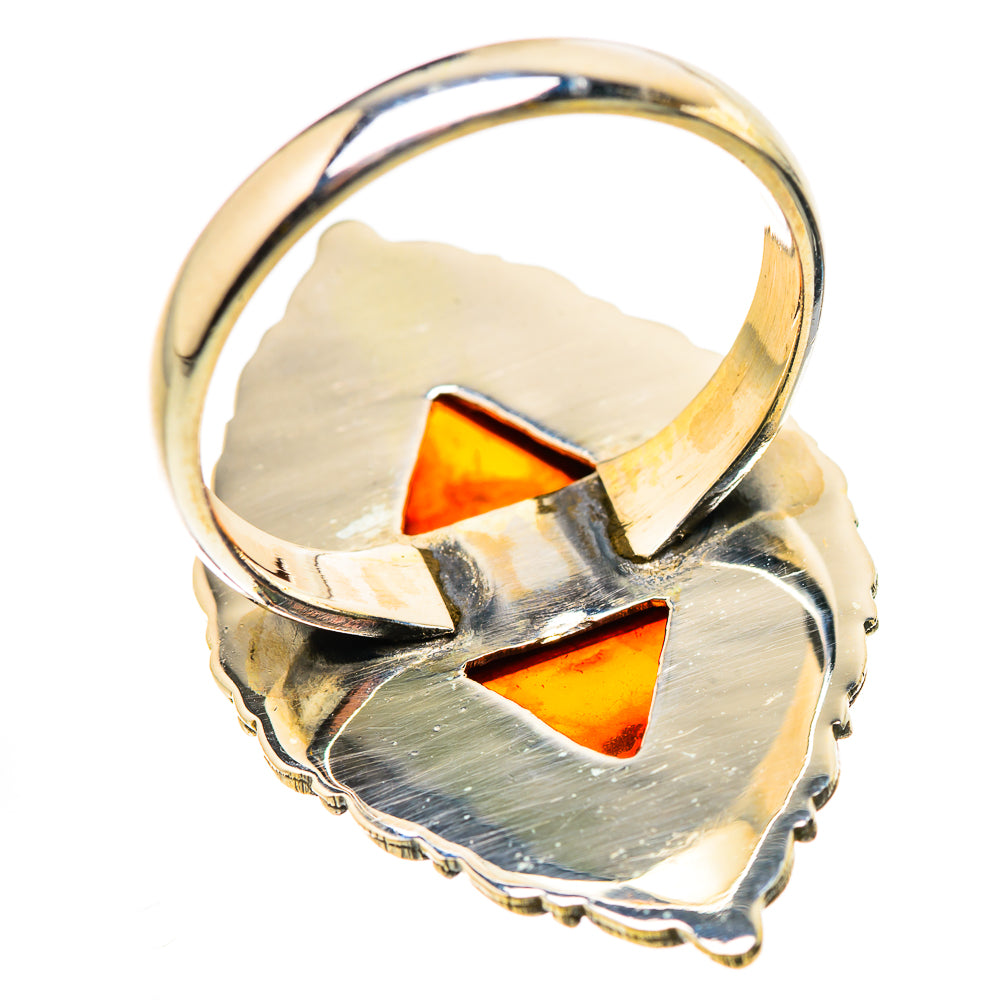 Baltic Amber Rings handcrafted by Ana Silver Co - RING131124 - Photo 3