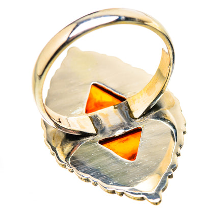 Baltic Amber Rings handcrafted by Ana Silver Co - RING131124 - Photo 3