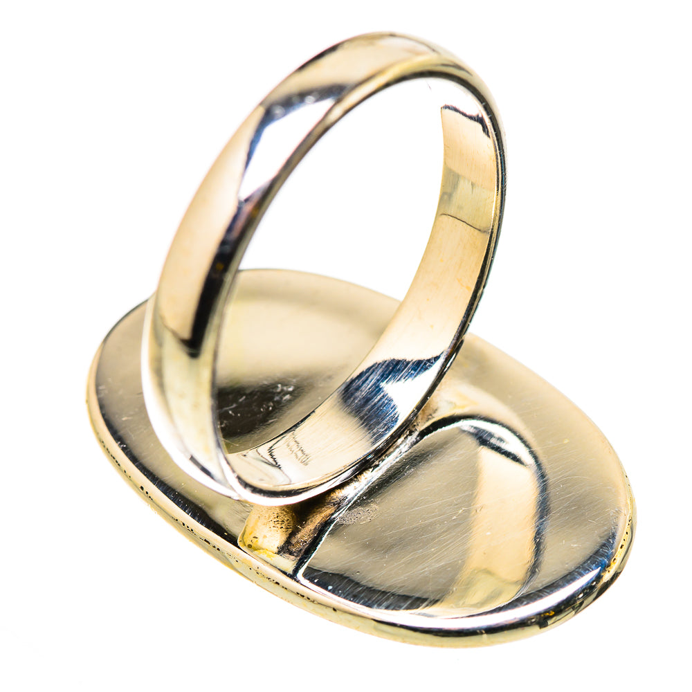 Rainbow Moonstone Rings handcrafted by Ana Silver Co - RING131129 - Photo 3