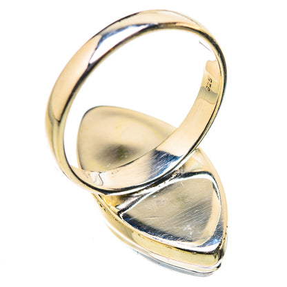 Rainbow Moonstone Rings handcrafted by Ana Silver Co - RING131145 - Photo 3