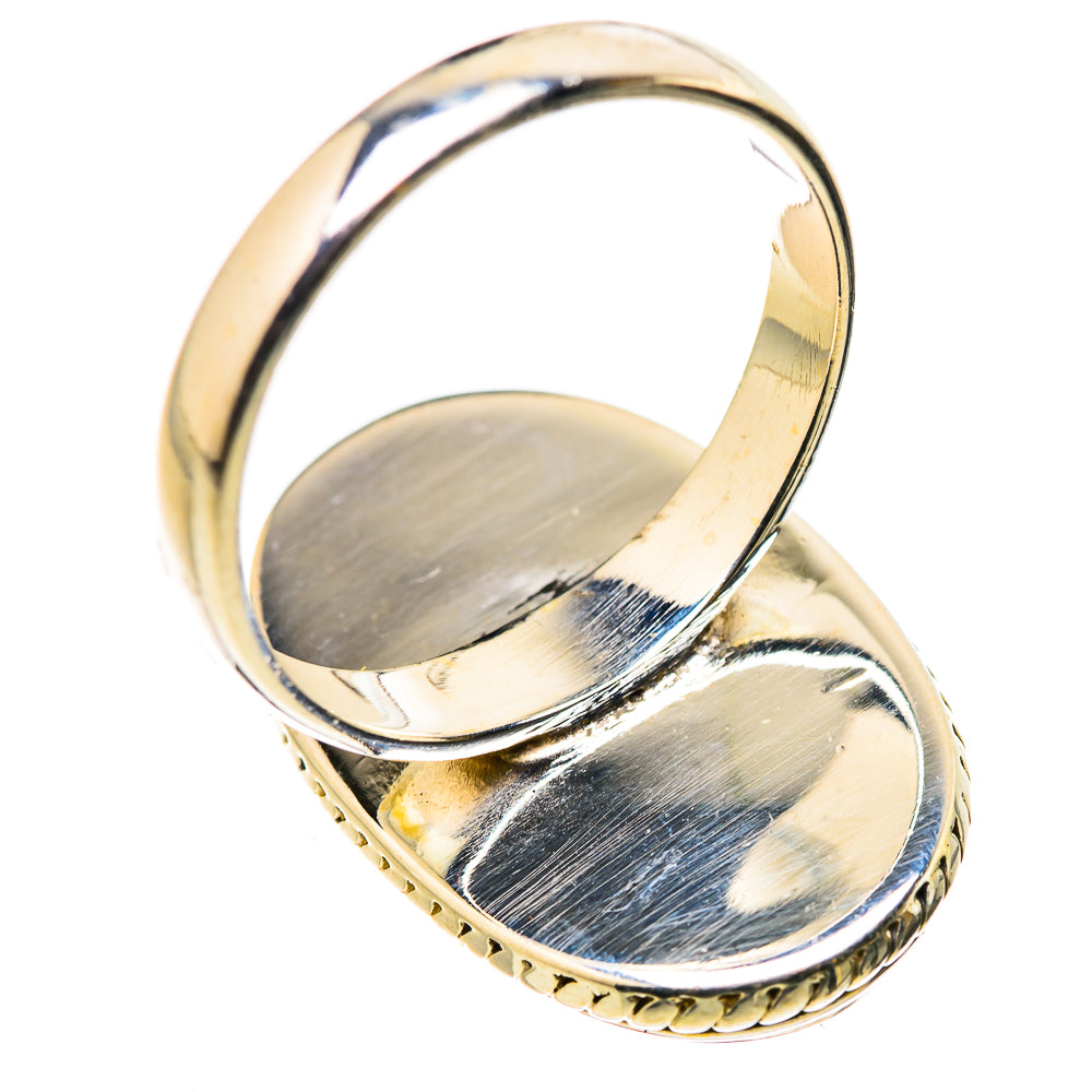 Rainbow Moonstone Rings handcrafted by Ana Silver Co - RING131146 - Photo 3