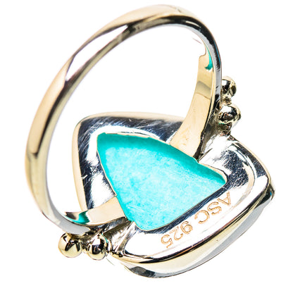 Amazonite Rings handcrafted by Ana Silver Co - RING131151 - Photo 3