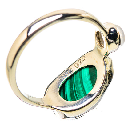 Malachite Rings handcrafted by Ana Silver Co - RING131153 - Photo 3
