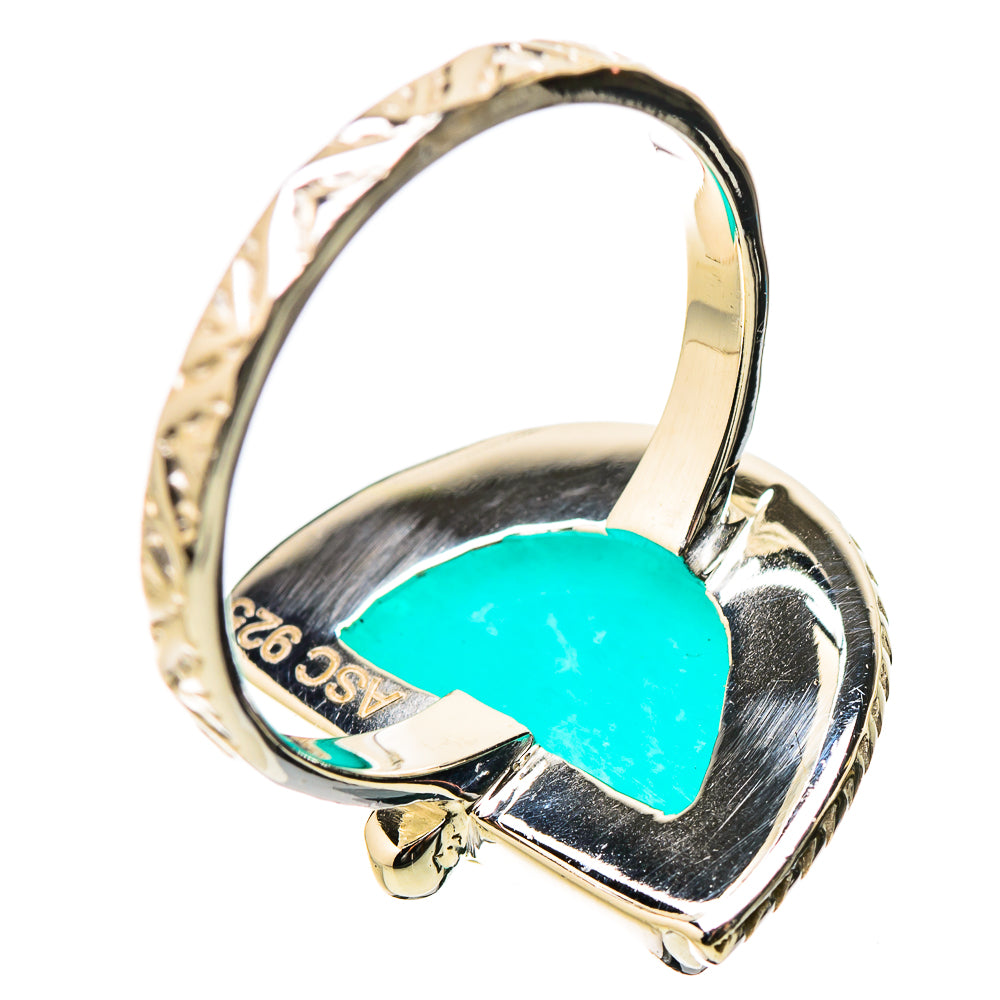 Amazonite Rings handcrafted by Ana Silver Co - RING131154 - Photo 3