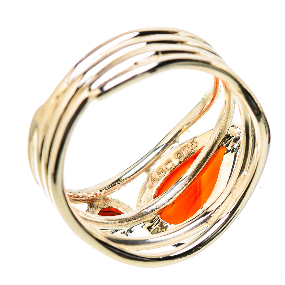 Carnelian Rings handcrafted by Ana Silver Co - RING131156 - Photo 3