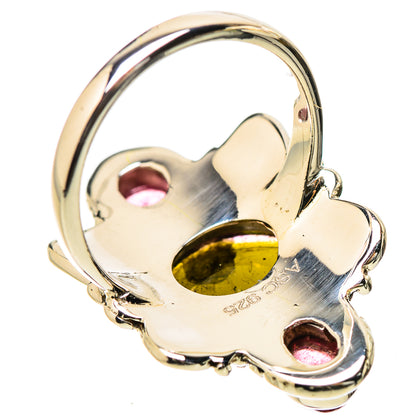 Watermelon Tourmaline Rings handcrafted by Ana Silver Co - RING131170 - Photo 3