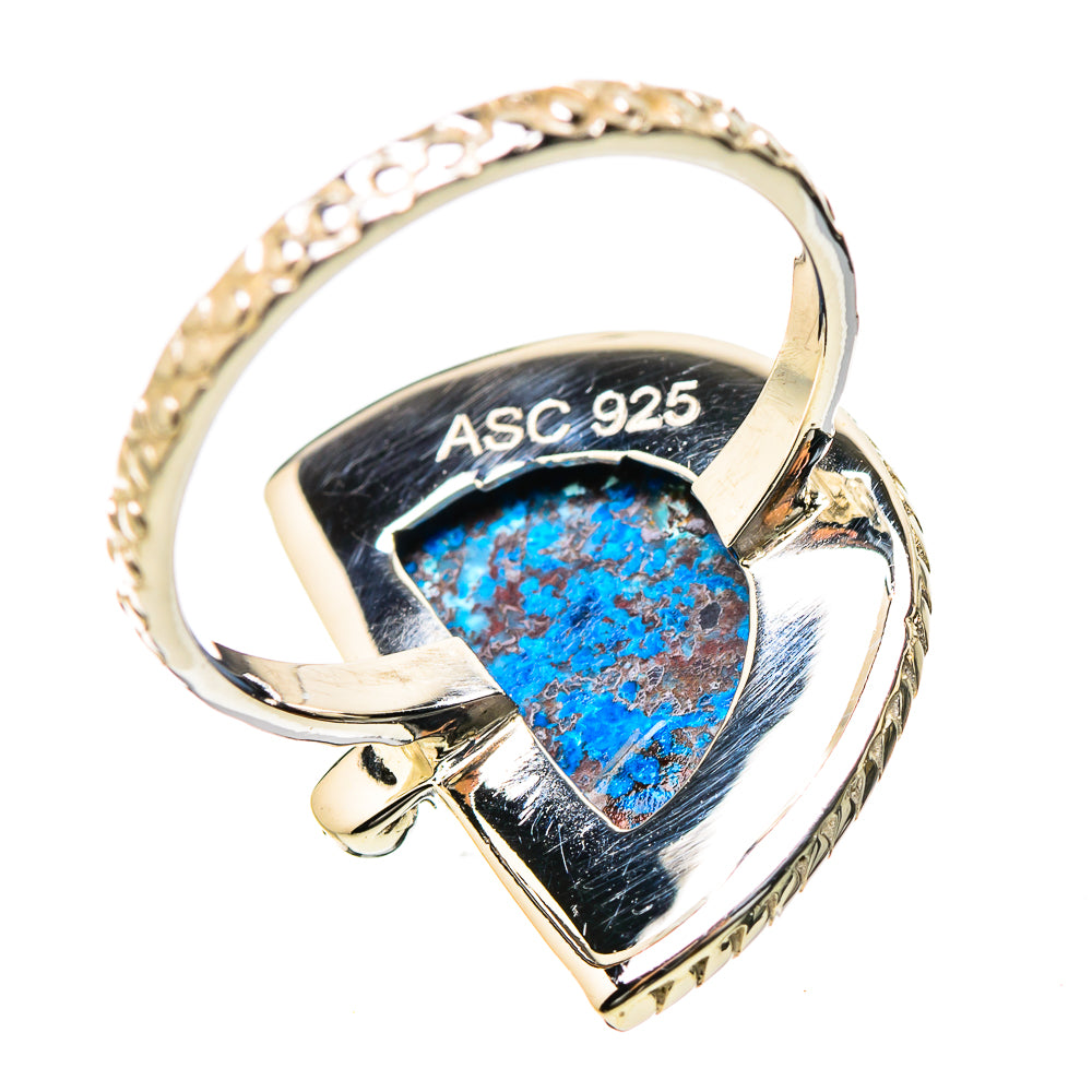 Shattuckite Rings handcrafted by Ana Silver Co - RING131174 - Photo 3