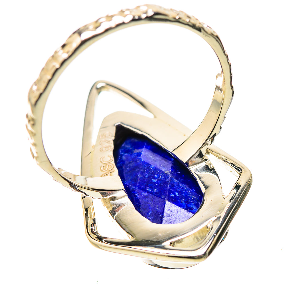Lapis Lazuli Rings handcrafted by Ana Silver Co - RING131175 - Photo 3