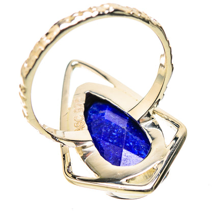 Lapis Lazuli Rings handcrafted by Ana Silver Co - RING131175 - Photo 3