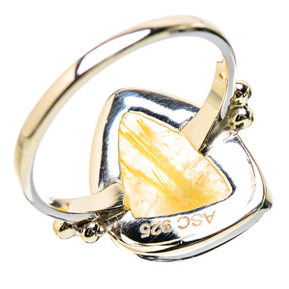 Rutilated Quartz Rings handcrafted by Ana Silver Co - RING131190 - Photo 3