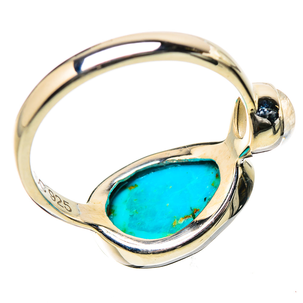 Chrysocolla Rings handcrafted by Ana Silver Co - RING131193 - Photo 3
