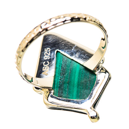 Malachite Rings handcrafted by Ana Silver Co - RING131197 - Photo 3