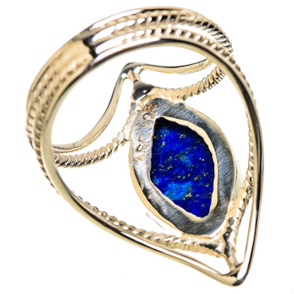 Lapis Lazuli Rings handcrafted by Ana Silver Co - RING131210 - Photo 3