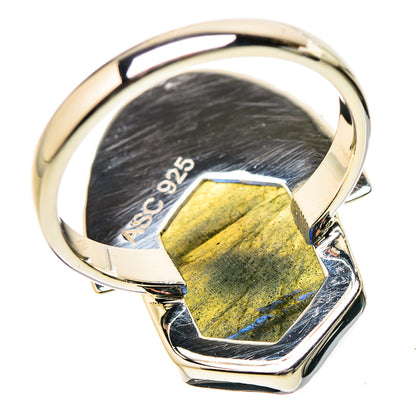 Labradorite Rings handcrafted by Ana Silver Co - RING131211 - Photo 3