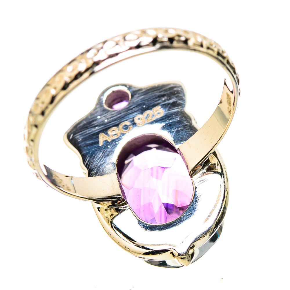 Amethyst Rings handcrafted by Ana Silver Co - RING131215 - Photo 3