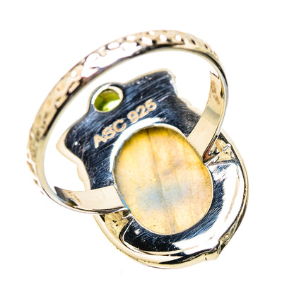 Labradorite Rings handcrafted by Ana Silver Co - RING131218 - Photo 3