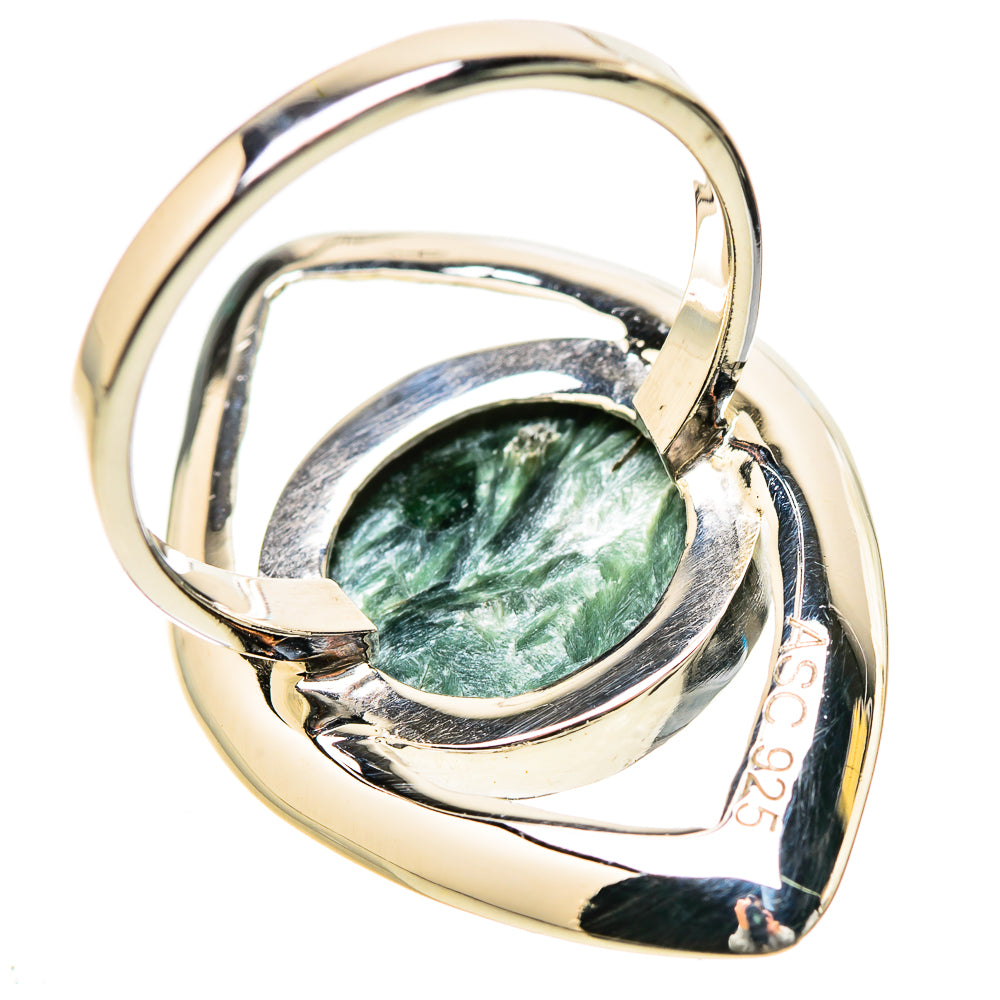 Seraphinite Rings handcrafted by Ana Silver Co - RING131221 - Photo 3