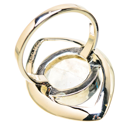 Rainbow Moonstone Rings handcrafted by Ana Silver Co - RING131233 - Photo 3