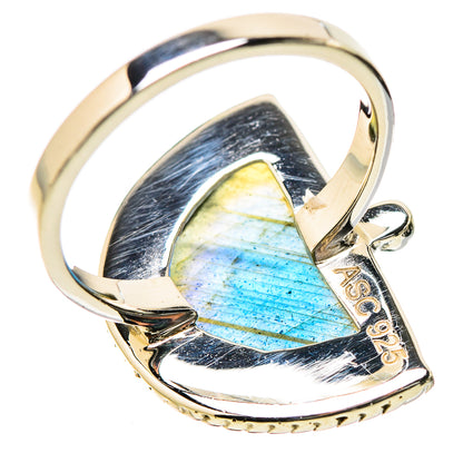 Labradorite Rings handcrafted by Ana Silver Co - RING131236 - Photo 3