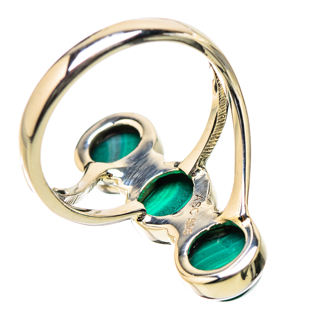 Malachite Rings handcrafted by Ana Silver Co - RING131240 - Photo 3