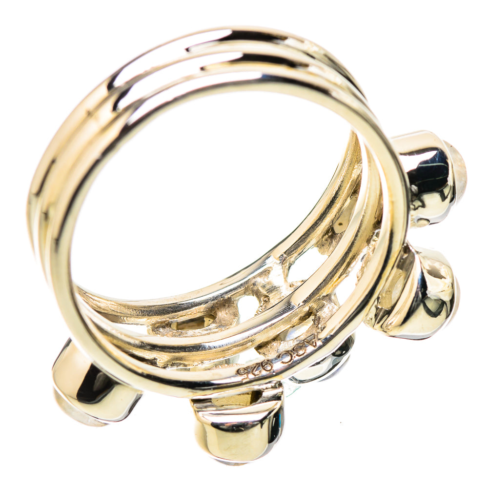 Rainbow Moonstone Rings handcrafted by Ana Silver Co - RING131245 - Photo 3