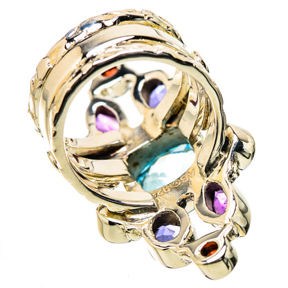 Blue Topaz Rings handcrafted by Ana Silver Co - RING131251 - Photo 3
