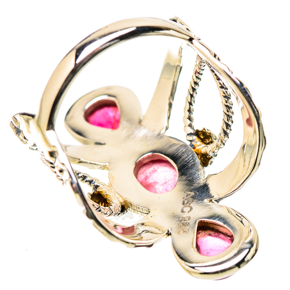 Pink Tourmaline Rings handcrafted by Ana Silver Co - RING131264 - Photo 3