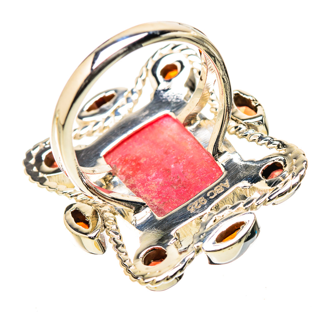 Rhodochrosite Rings handcrafted by Ana Silver Co - RING131279 - Photo 3