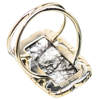 Tourmalinated Quartz Rings handcrafted by Ana Silver Co - RING131284 - Photo 3