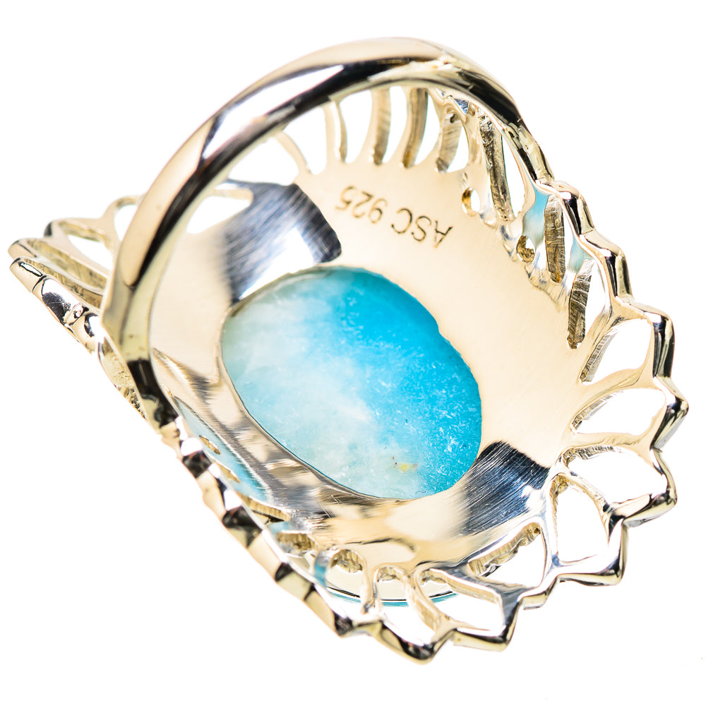 Larimar Rings handcrafted by Ana Silver Co - RING131294 - Photo 3