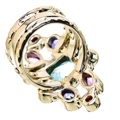Blue Topaz Rings handcrafted by Ana Silver Co - RING131297 - Photo 3
