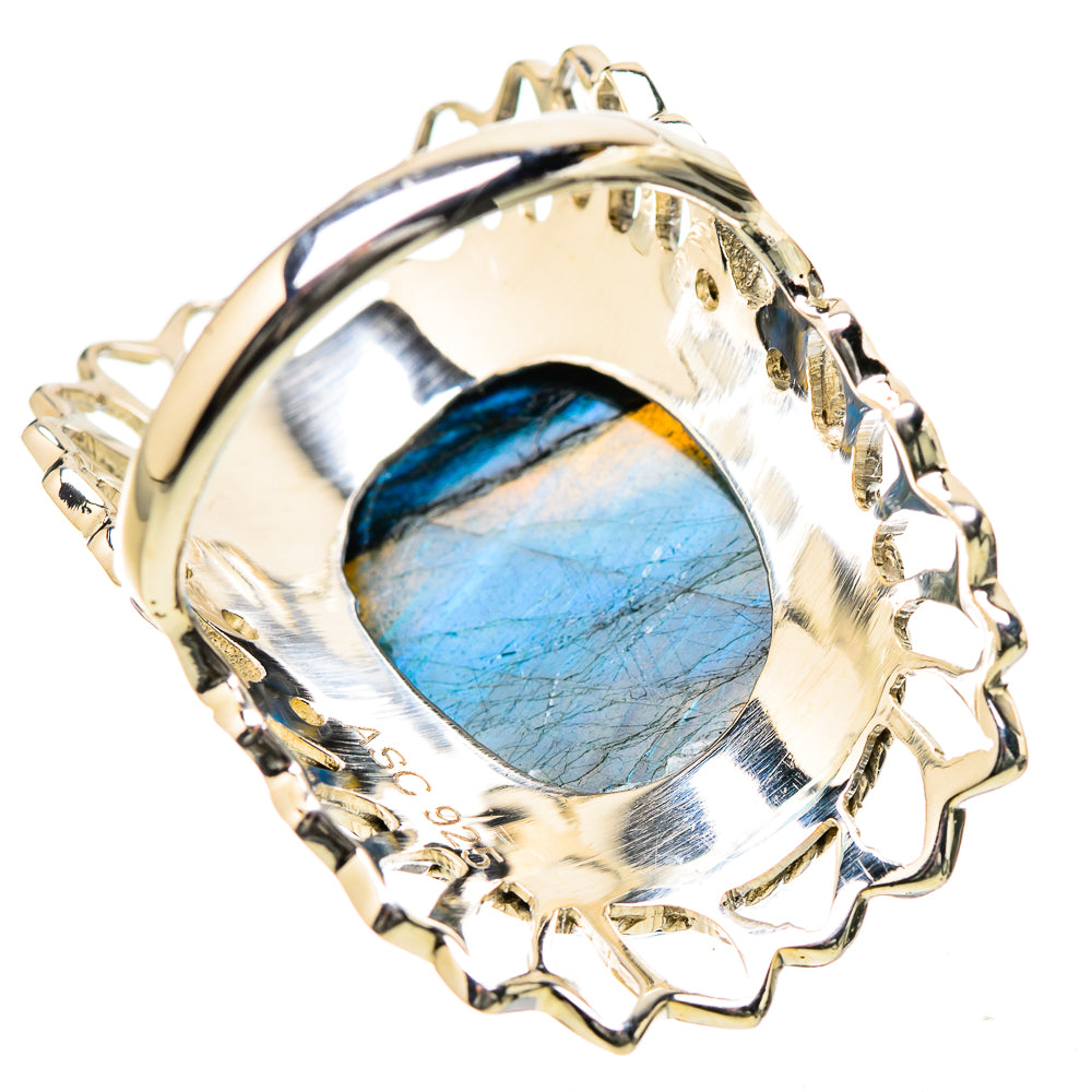Labradorite Rings handcrafted by Ana Silver Co - RING131301 - Photo 3