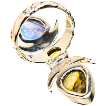 Labradorite Rings handcrafted by Ana Silver Co - RING131302 - Photo 3