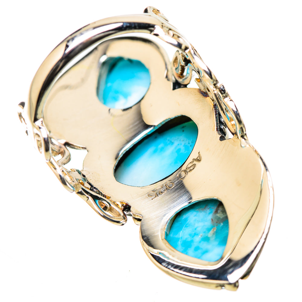 Larimar Rings handcrafted by Ana Silver Co - RING131303 - Photo 3