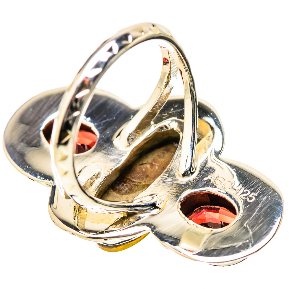 Ammolite Rings handcrafted by Ana Silver Co - RING131320 - Photo 3