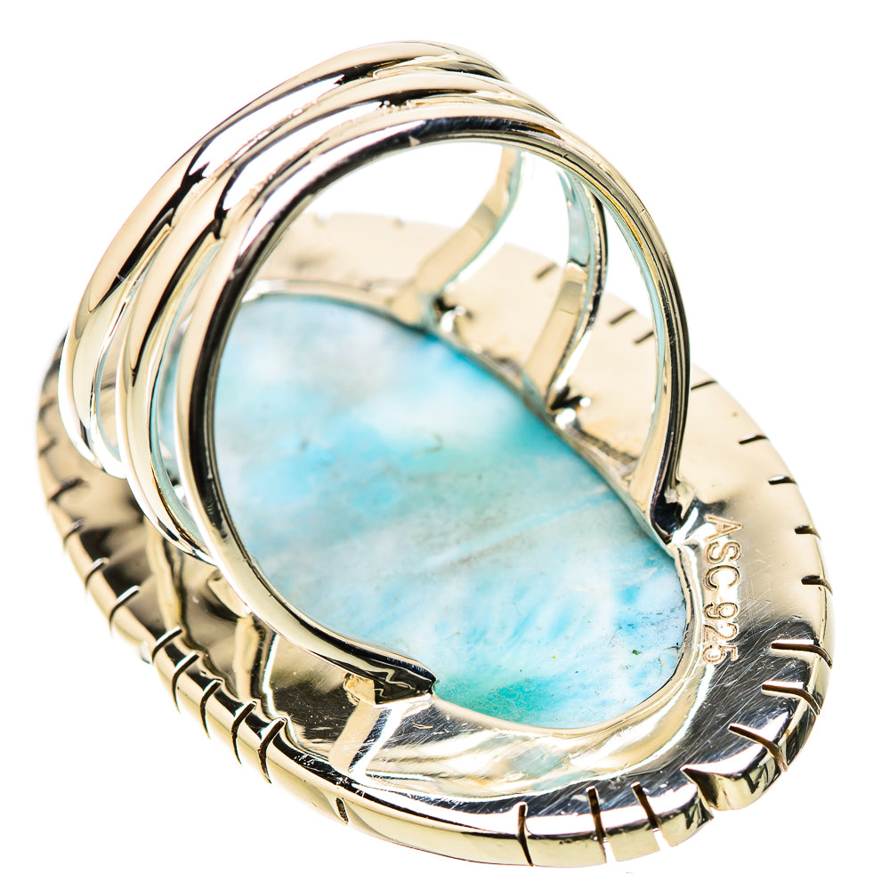 Larimar Rings handcrafted by Ana Silver Co - RING131322 - Photo 3