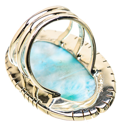 Larimar Rings handcrafted by Ana Silver Co - RING131322 - Photo 3