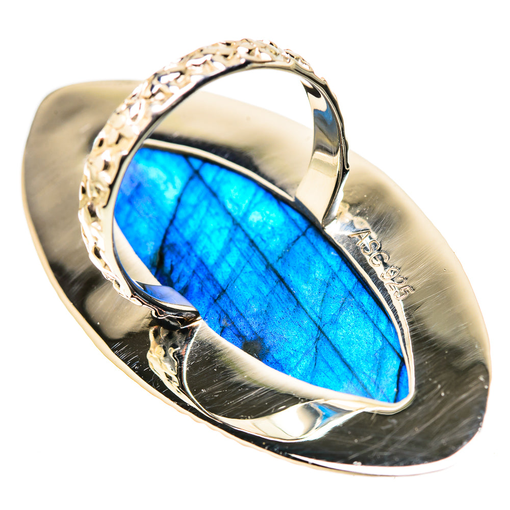 Labradorite Rings handcrafted by Ana Silver Co - RING131323 - Photo 3
