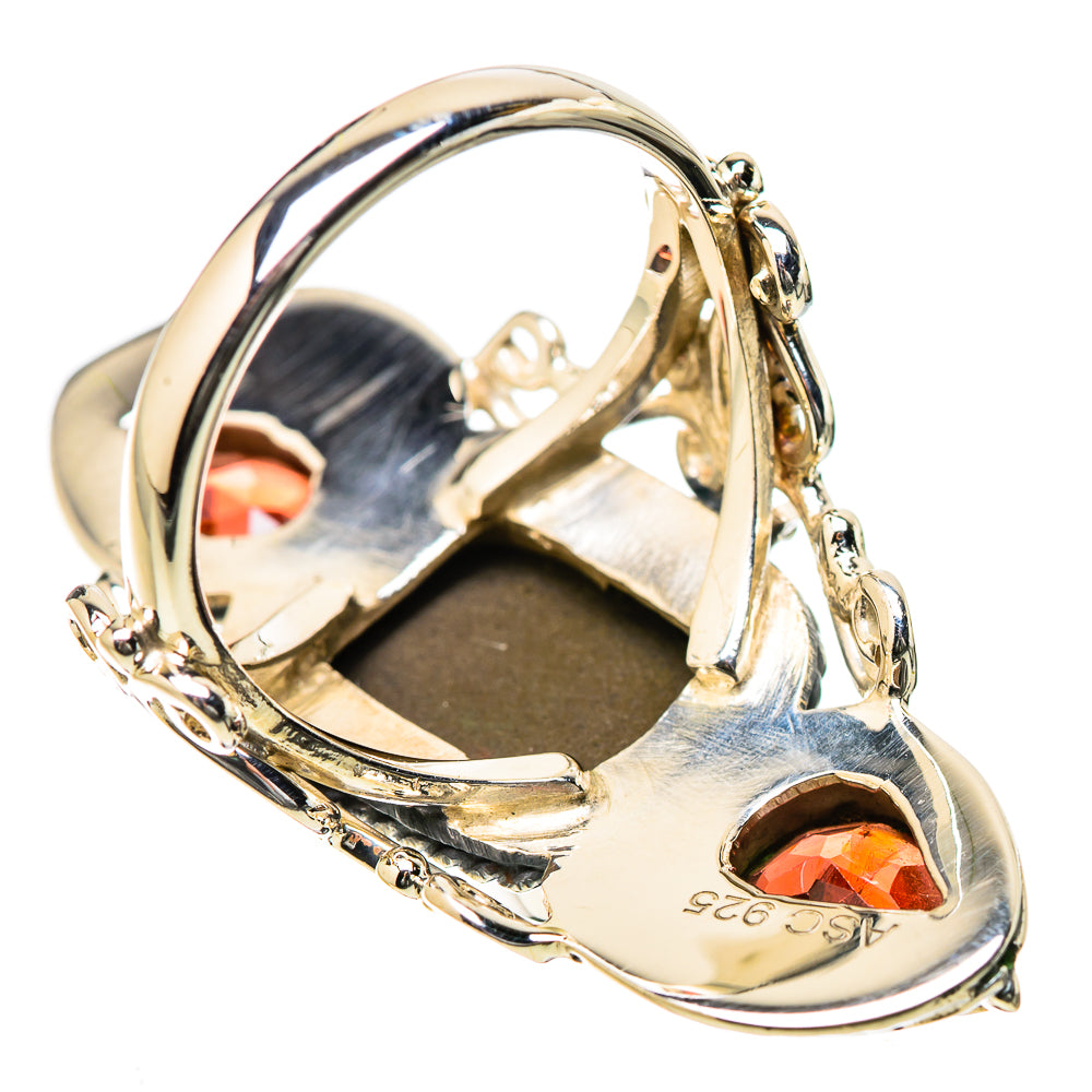 Ammolite Rings handcrafted by Ana Silver Co - RING131326 - Photo 3